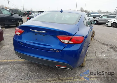 2015 Chrysler 200 S из США, поврежденный, VIN 1C3CCCDG9FN523577